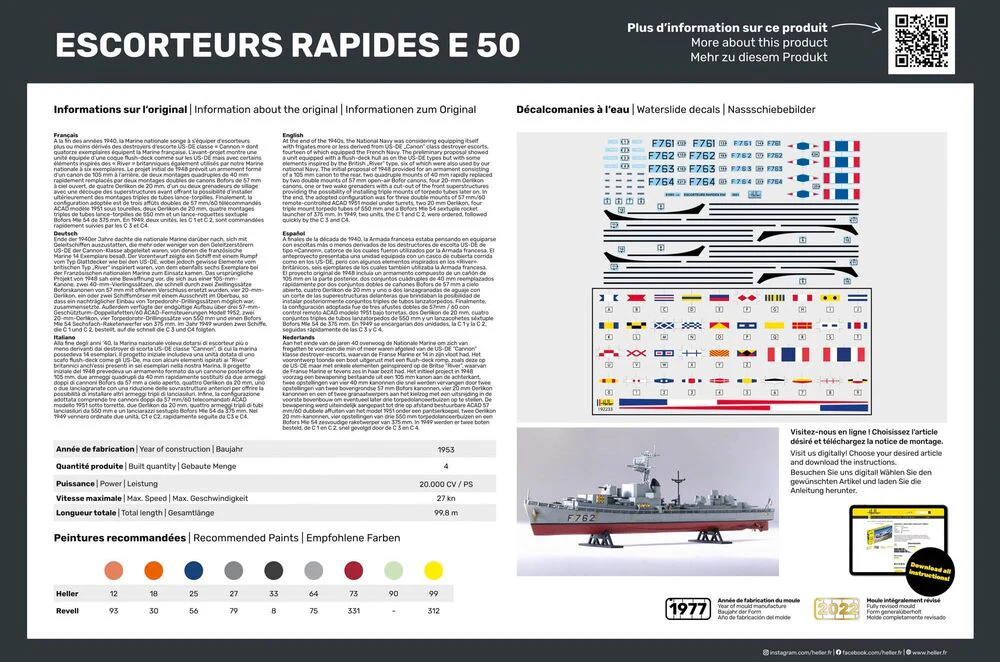 Escorteurs Rapides E 50 1:400 - Image 4