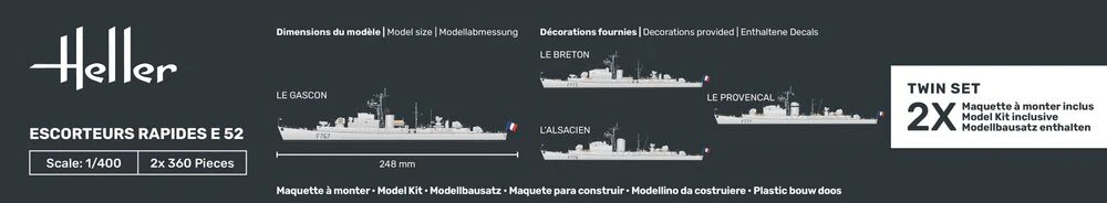 Escorteurs Rapides E 52 1:400 - Image 5