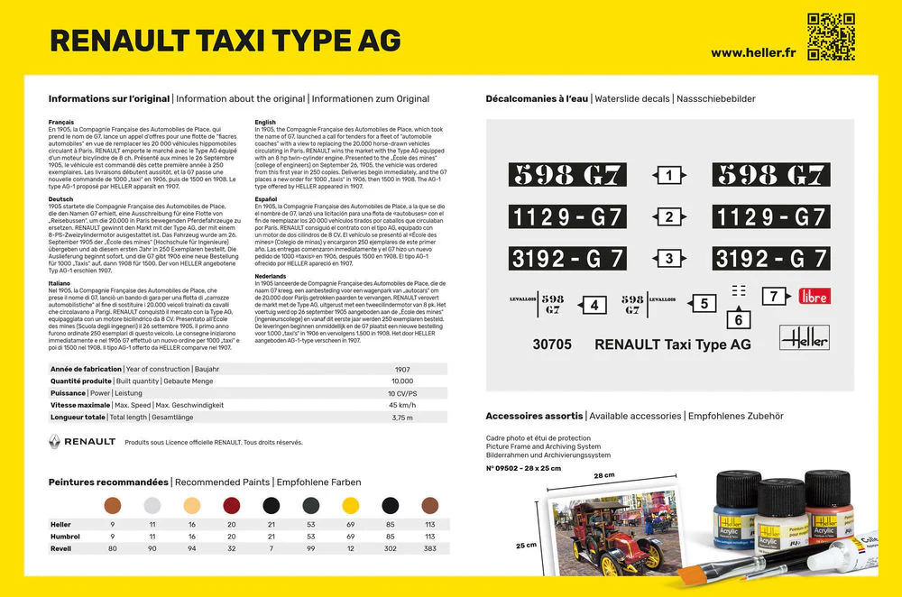 Renault Taxi Type AG 1:24 - Image 4