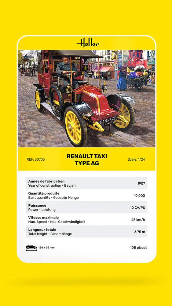 Renault Taxi Type AG 1:24 - Image 6
