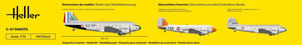 STARTER KIT C-47 Dakota 1:72 - Image 5
