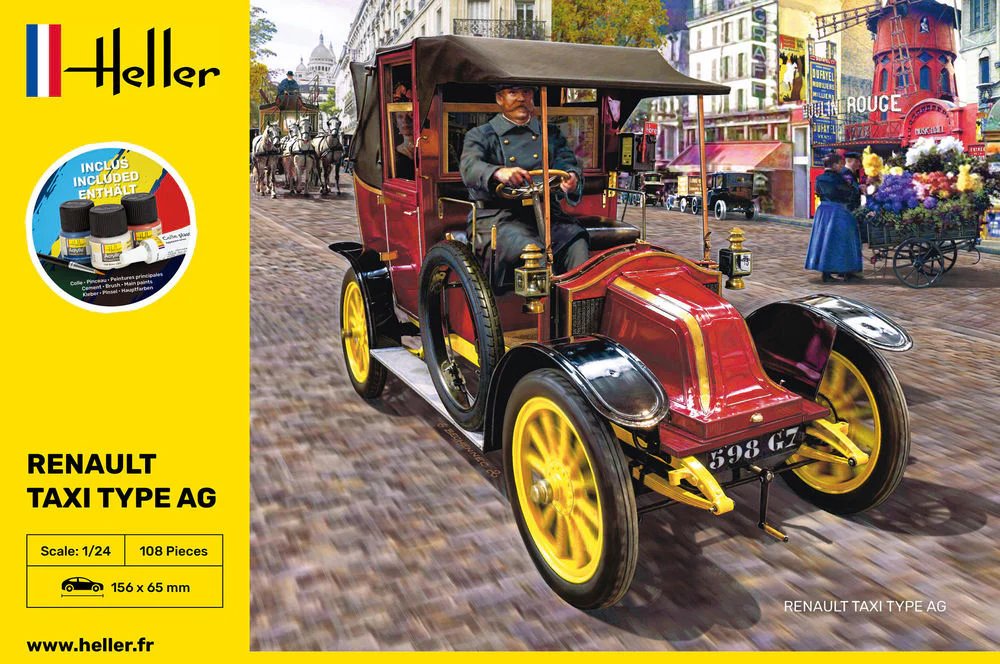 STARTER KIT Renault Taxi Type AG 1:24 - Image 3