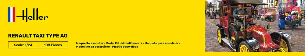 STARTER KIT Renault Taxi Type AG 1:24 - Image 5