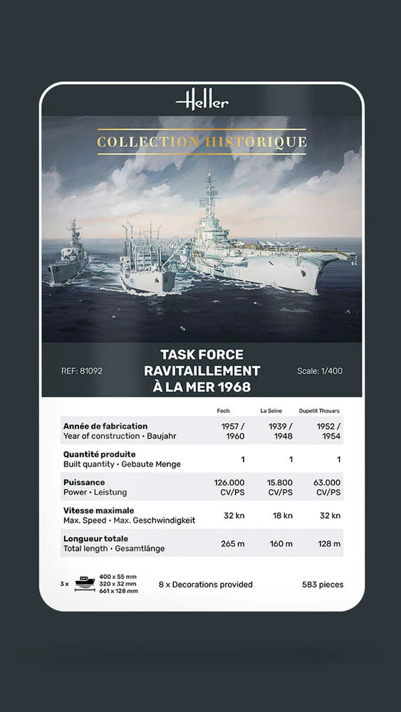 Task Force Ravitaillement à la mer 1968 1:400 - Image 6