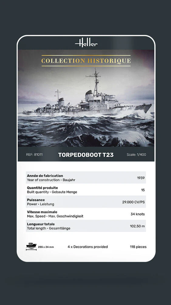 Torpedoboot T23 1:400 - Image 6