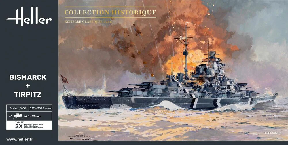 Twin Set Bismarck + Tirpitz 1:400 - Image 3