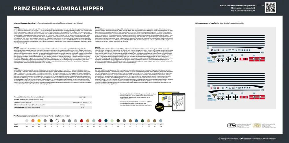 Twin Set Prinz Eugen + Admiral Hipper 1:400 - Image 4