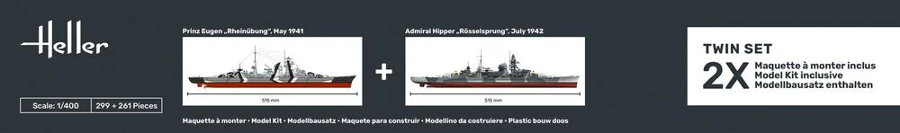 Twin Set Prinz Eugen + Admiral Hipper 1:400 - Image 5