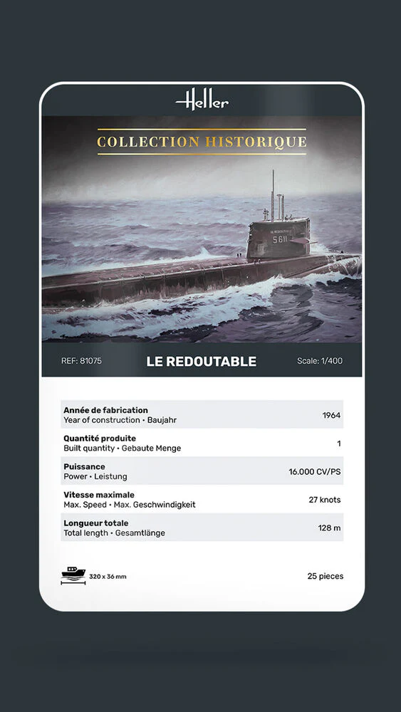 U-Boot S/M Redoutable 1:400 - Image 7